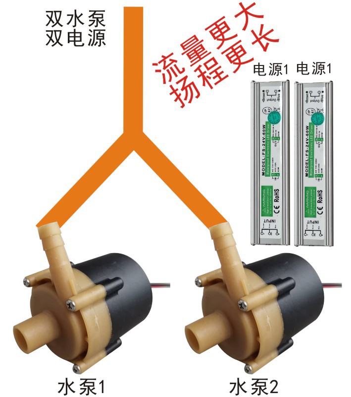 Double water pump high flow high lift CW5200 chiller drilling machine PCB chiller spindle carving chiller